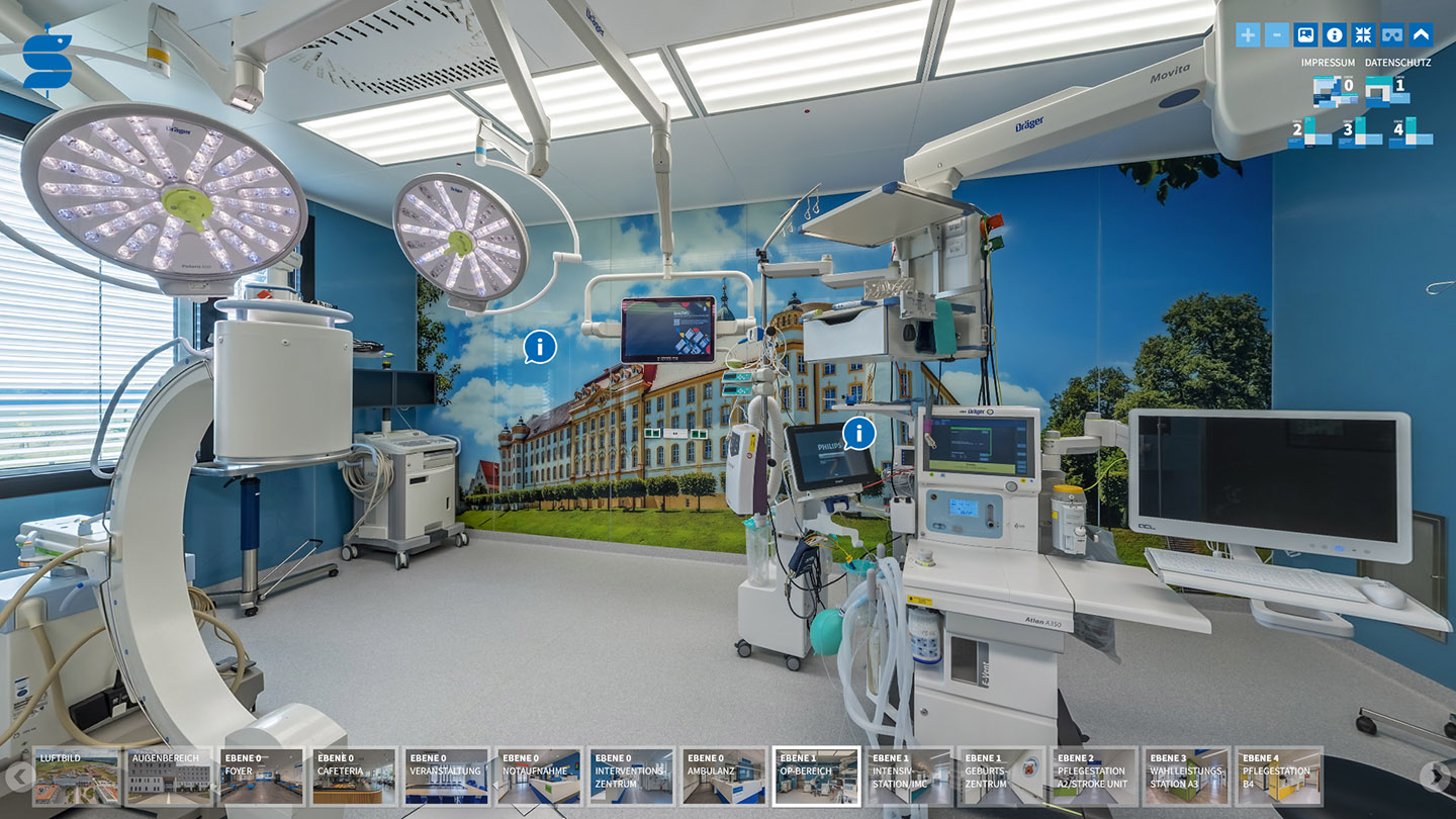 360 Grad Rundgang Sana Klinik Biberach